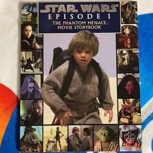 Star Wars The Phantom Menace movie storybook